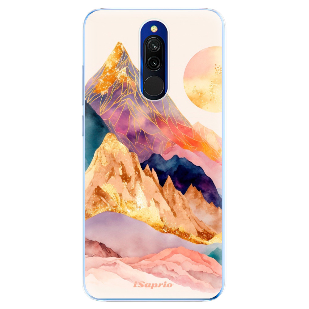 Odolné silikónové puzdro iSaprio - Abstract Mountains - Xiaomi Redmi 8