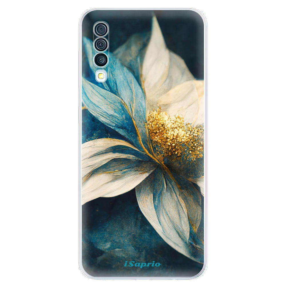 Odolné silikónové puzdro iSaprio - Blue Petals - Samsung Galaxy A50