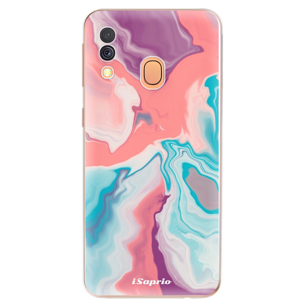 Odolné silikónové puzdro iSaprio - New Liquid - Samsung Galaxy A40