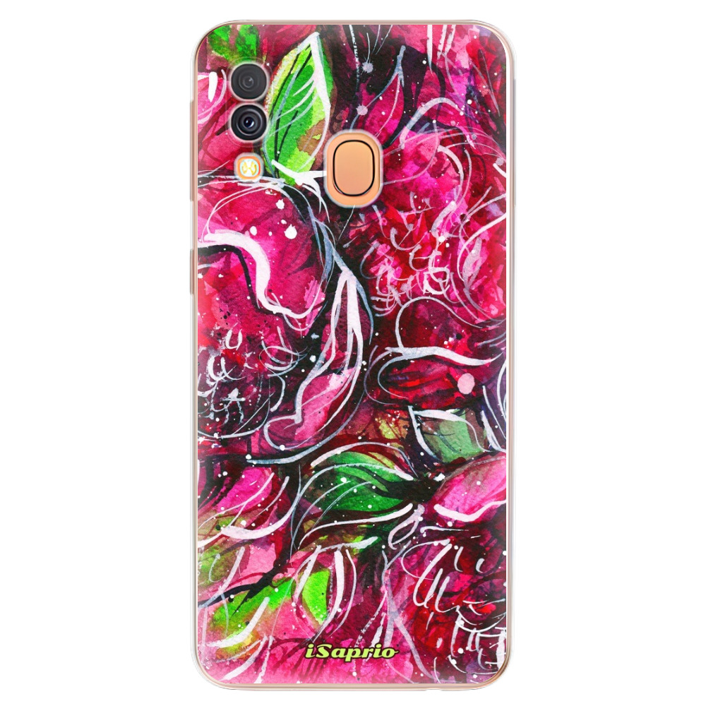 Odolné silikónové puzdro iSaprio - Burgundy - Samsung Galaxy A40