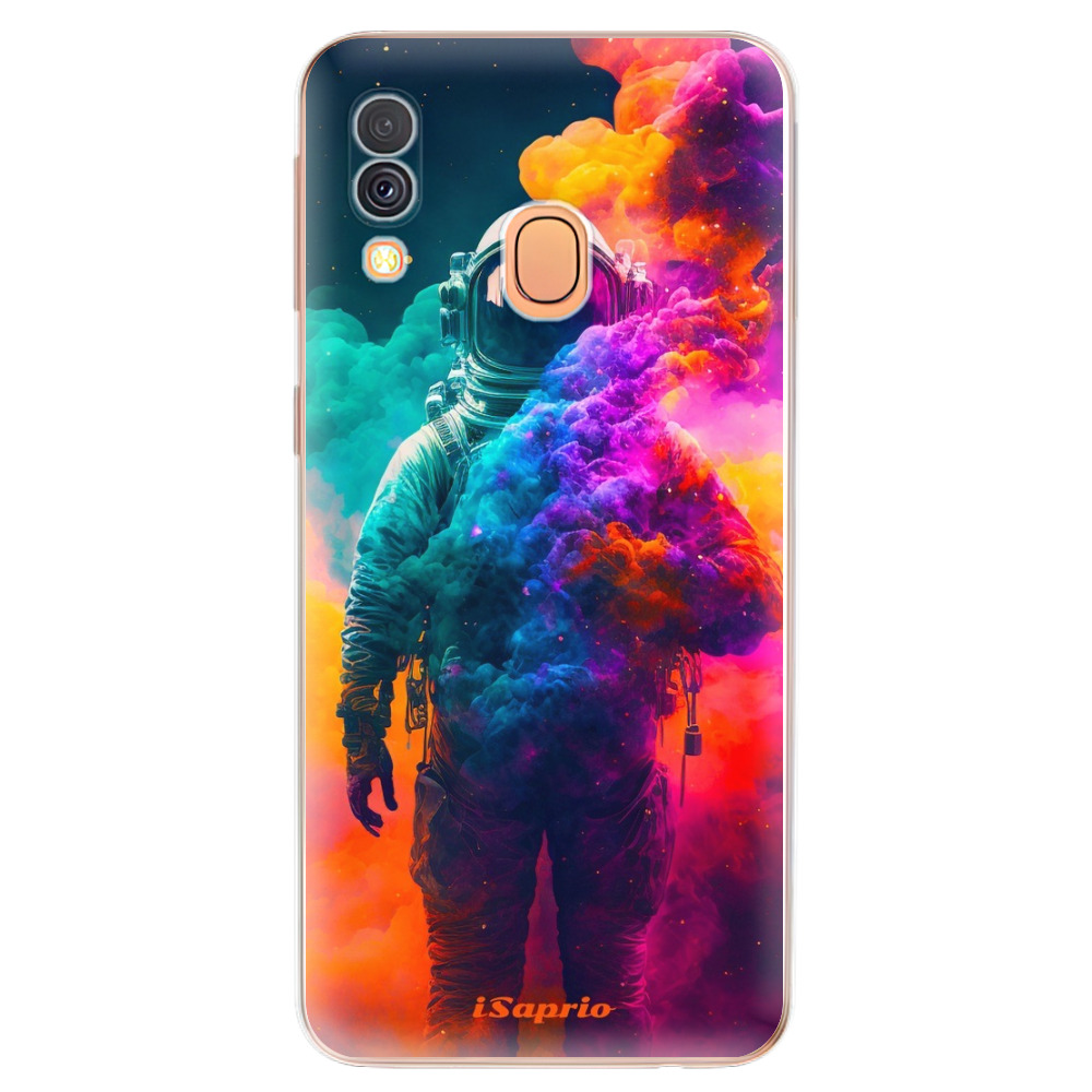 Odolné silikónové puzdro iSaprio - Astronaut in Colors - Samsung Galaxy A40