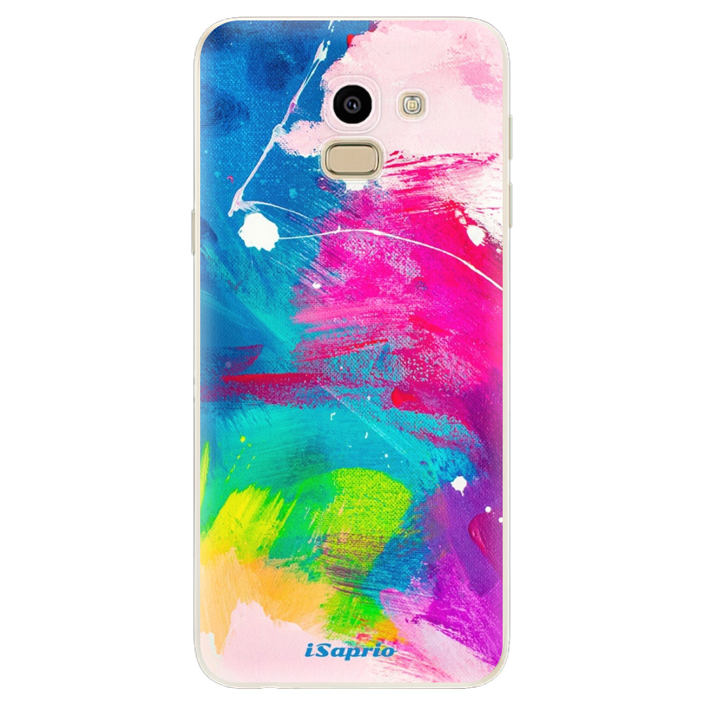 Odolné silikónové puzdro iSaprio - Abstract Paint 03 - Samsung Galaxy J6
