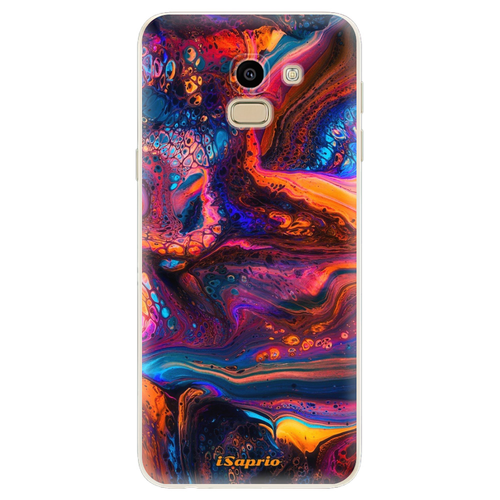 Odolné silikónové puzdro iSaprio - Abstract Paint 02 - Samsung Galaxy J6