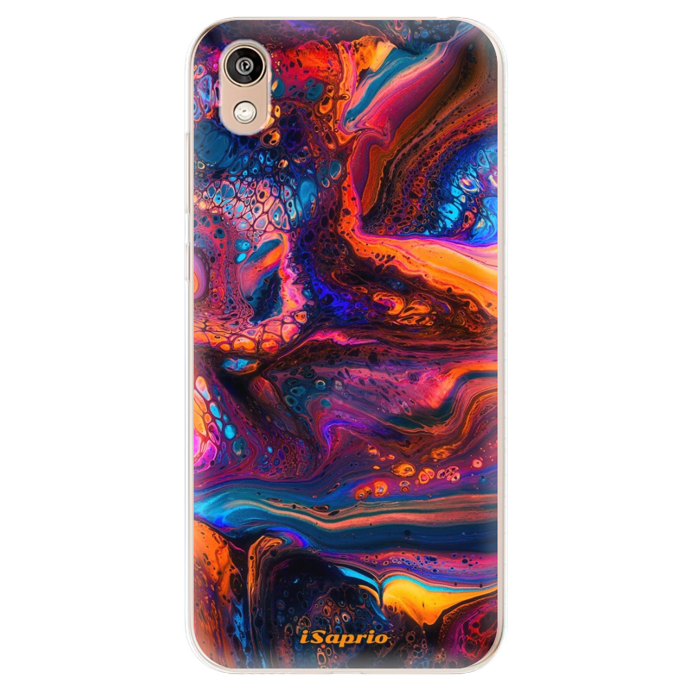 Odolné silikónové puzdro iSaprio - Abstract Paint 02 - Huawei Honor 8S