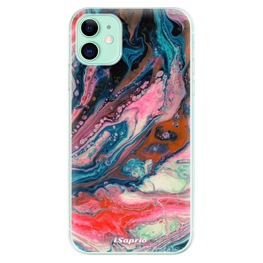Odolné silikónové puzdro iSaprio - Abstract Paint 01 - iPhone 11