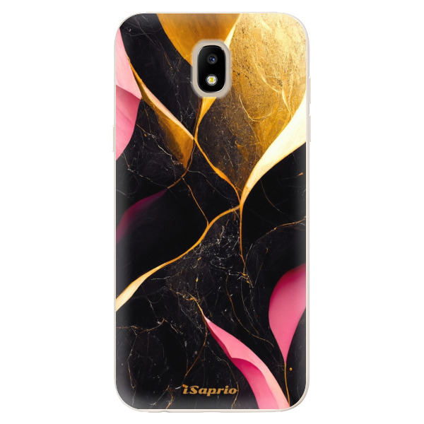 Odolné silikónové puzdro iSaprio - Gold Pink Marble - Samsung Galaxy J5 2017