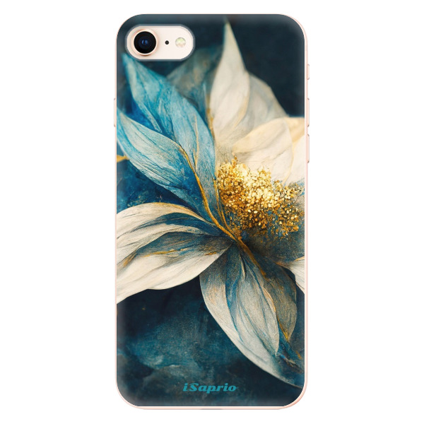 Odolné silikónové puzdro iSaprio - Blue Petals - iPhone 8