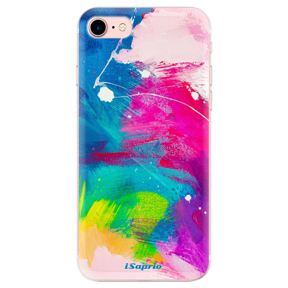 Odolné silikónové puzdro iSaprio - Abstract Paint 03 - iPhone 7