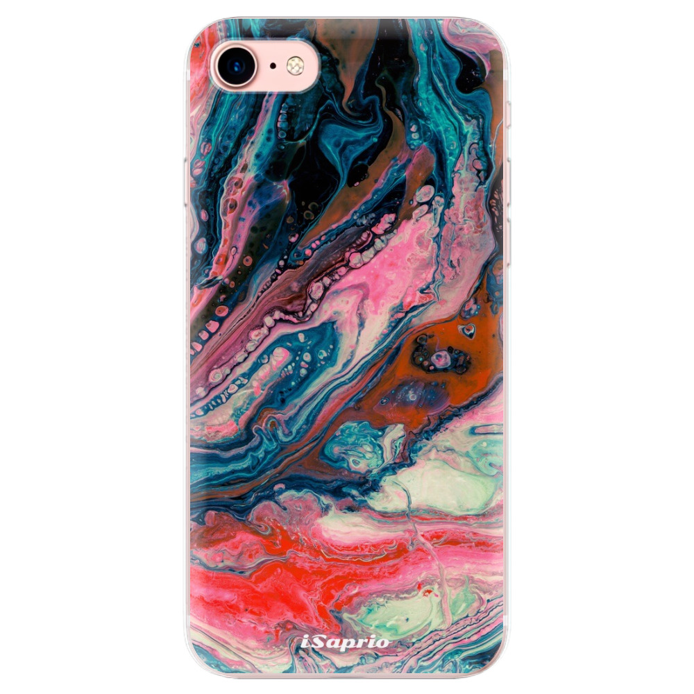 Odolné silikónové puzdro iSaprio - Abstract Paint 01 - iPhone 7