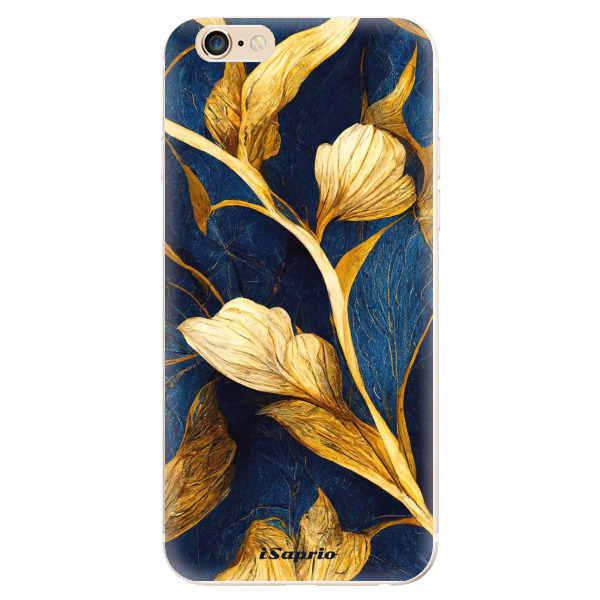 Odolné silikónové puzdro iSaprio - Gold Leaves - iPhone 6/6S