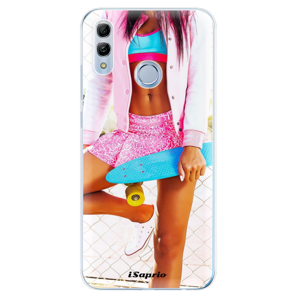 Odolné silikónové puzdro iSaprio - Skate girl 01 - Huawei Honor 10 Lite