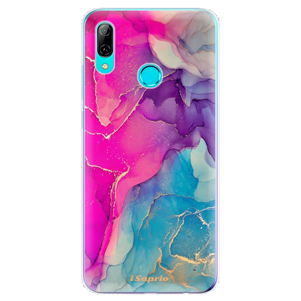 Odolné silikónové puzdro iSaprio - Purple Ink - Huawei P Smart 2019