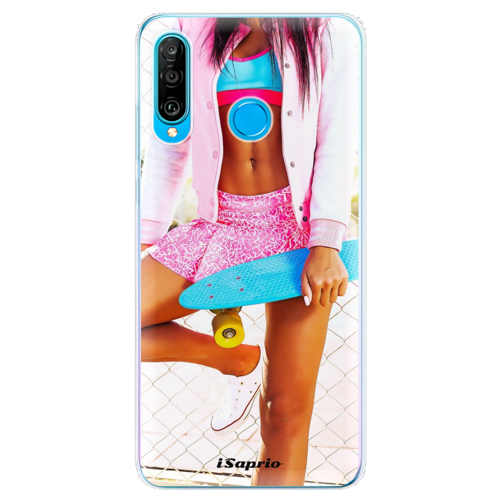 Odolné silikónové puzdro iSaprio - Skate girl 01 - Huawei P30 Lite