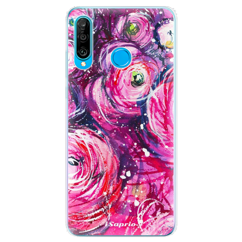 Odolné silikónové puzdro iSaprio - Pink Bouquet - Huawei P30 Lite
