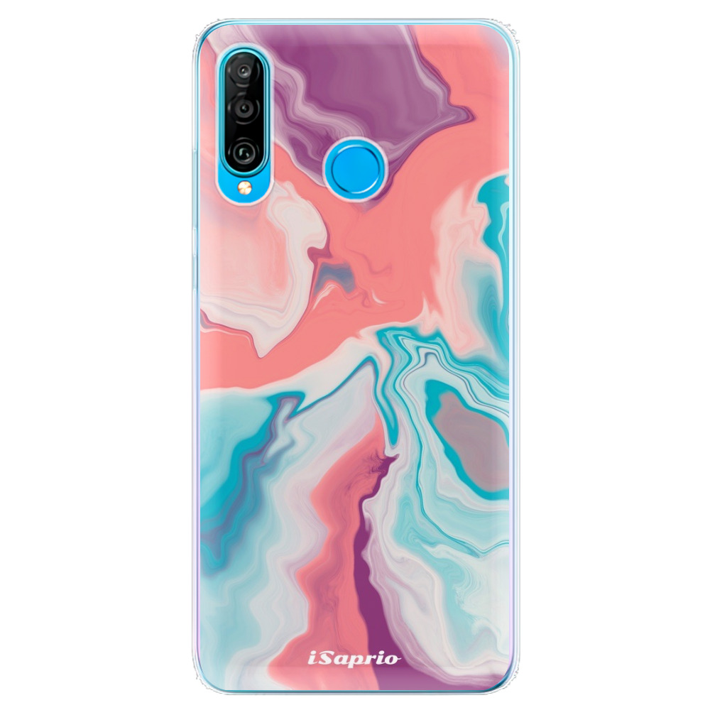 Odolné silikónové puzdro iSaprio - New Liquid - Huawei P30 Lite