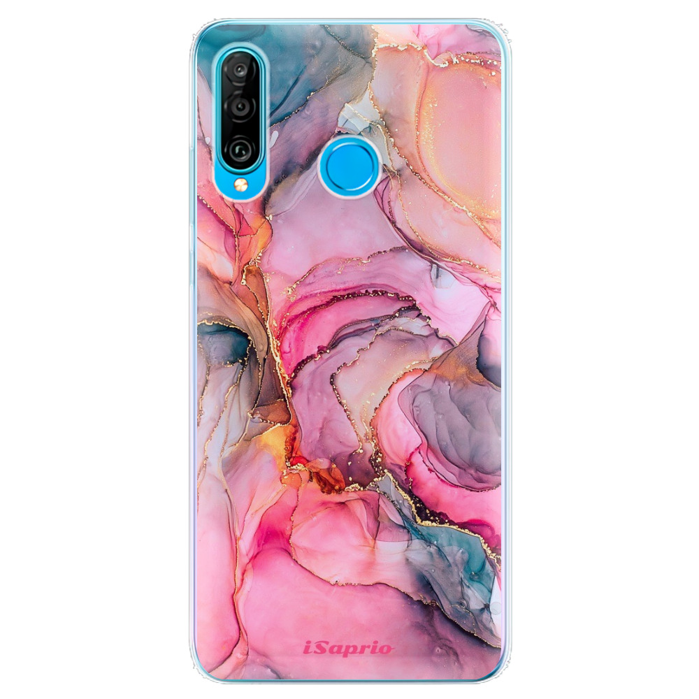 Odolné silikónové puzdro iSaprio - Golden Pastel - Huawei P30 Lite