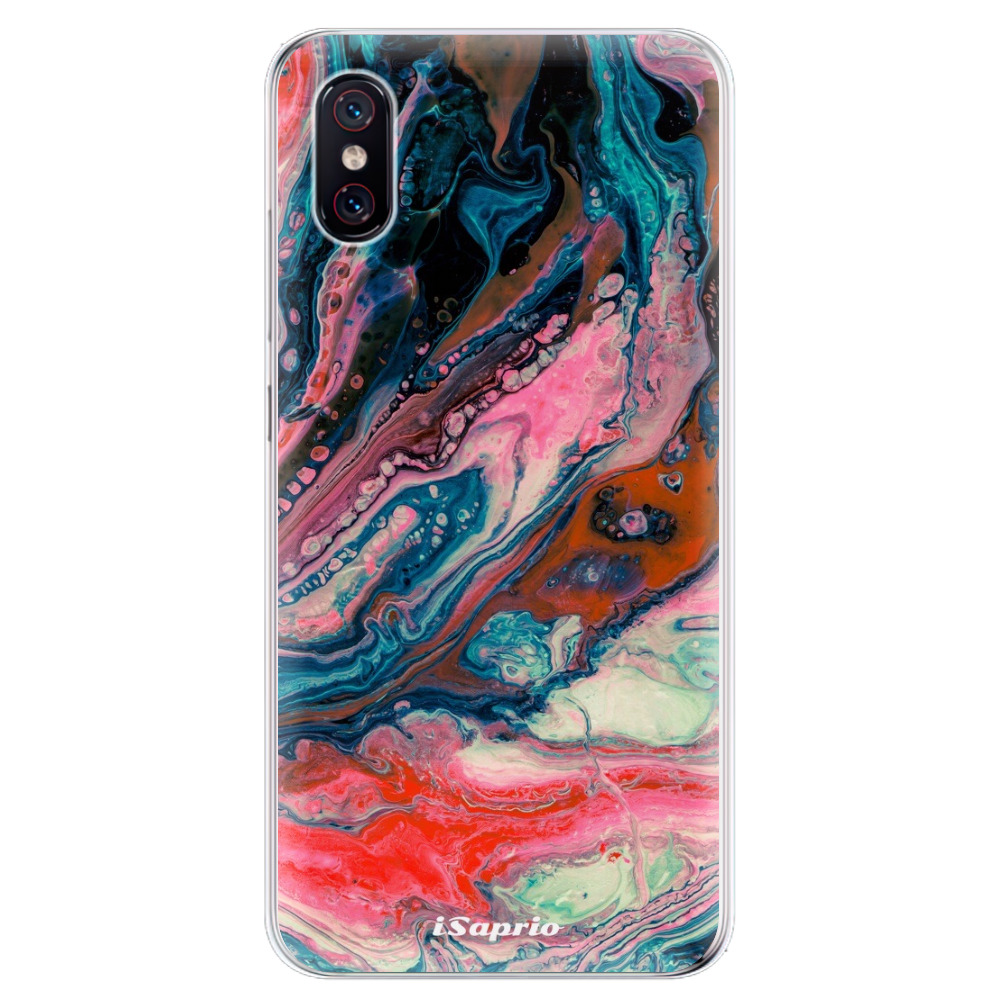 Odolné silikónové puzdro iSaprio - Abstract Paint 01 - Xiaomi Mi 8 Pro