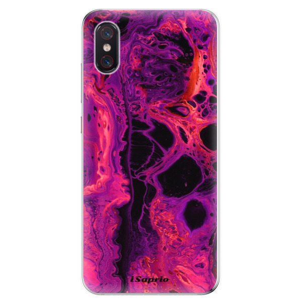 Odolné silikónové puzdro iSaprio - Abstract Dark 01 - Xiaomi Mi 8 Pro