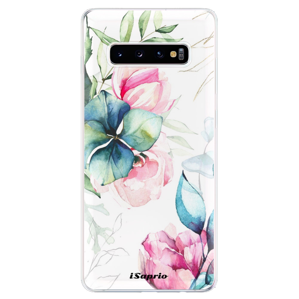 Odolné silikónové puzdro iSaprio - Flower Art 01 - Samsung Galaxy S10+