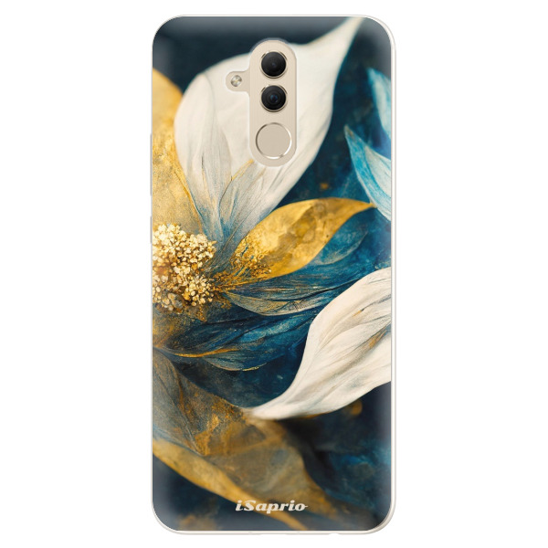 Silikónové puzdro iSaprio - Gold Petals - Huawei Mate 20 Lite