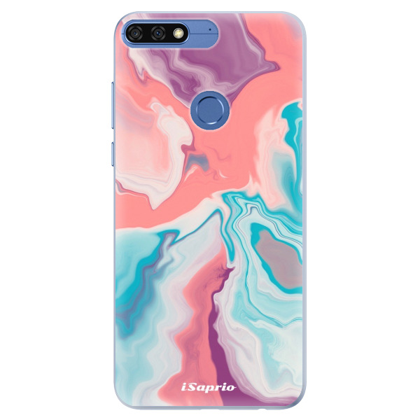 Silikónové puzdro iSaprio - New Liquid - Huawei Honor 7C