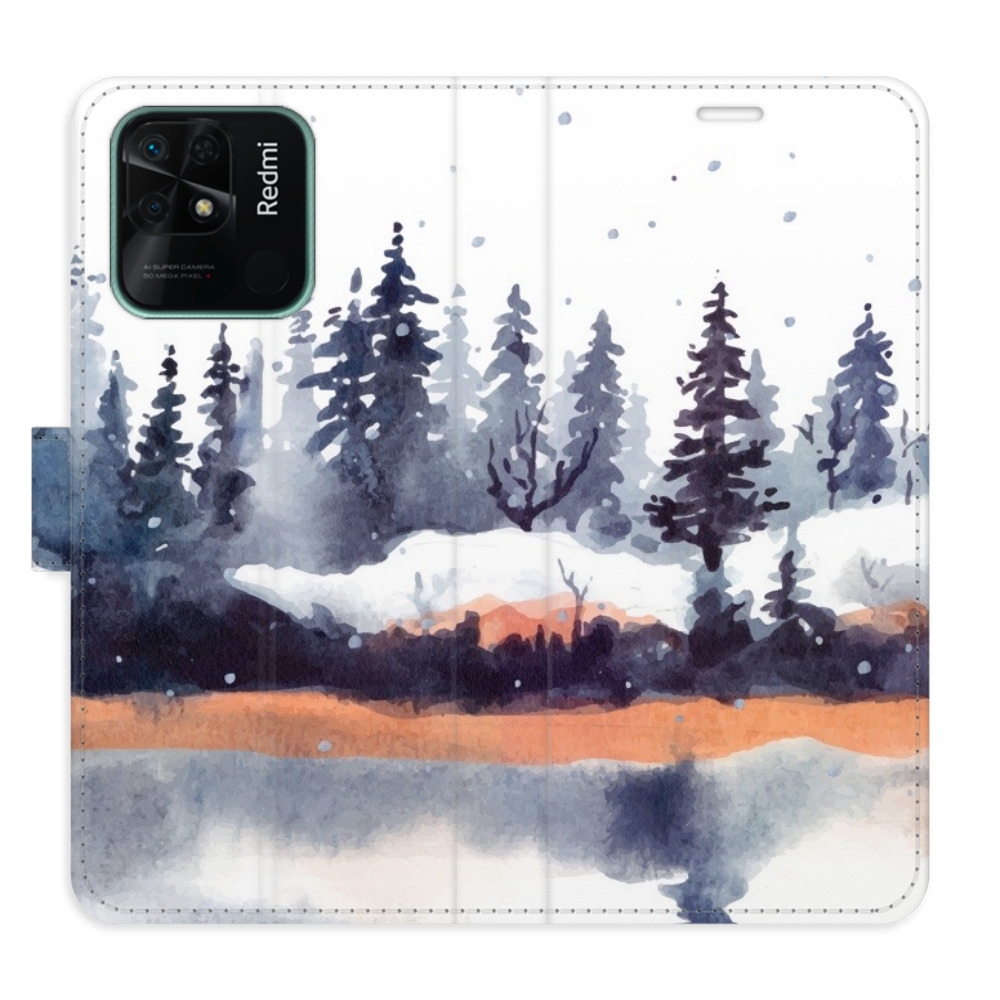 Flipové puzdro iSaprio - Winter 02 - Xiaomi Redmi 10C