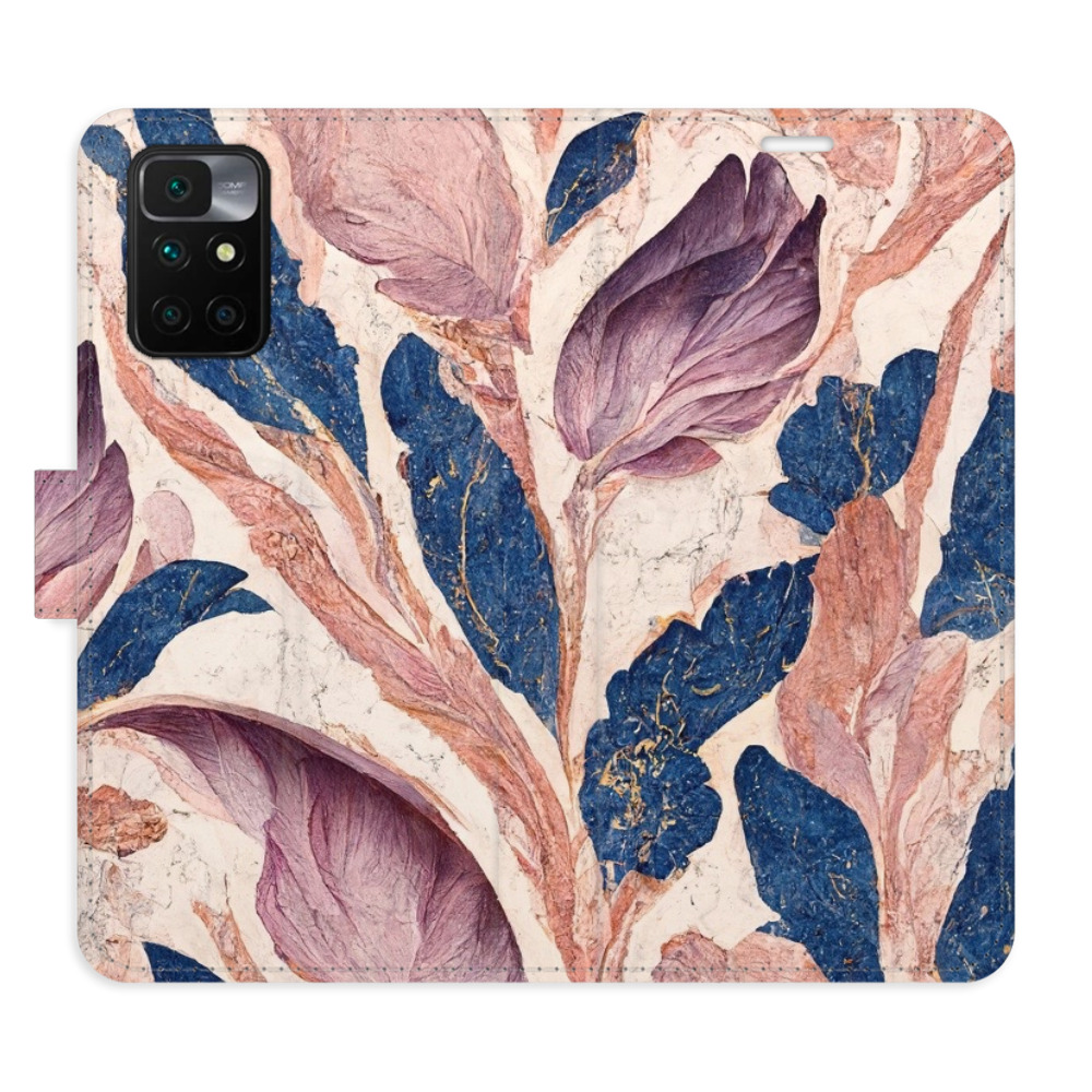 Flipové puzdro iSaprio - Old Leaves 02 - Xiaomi Redmi 10