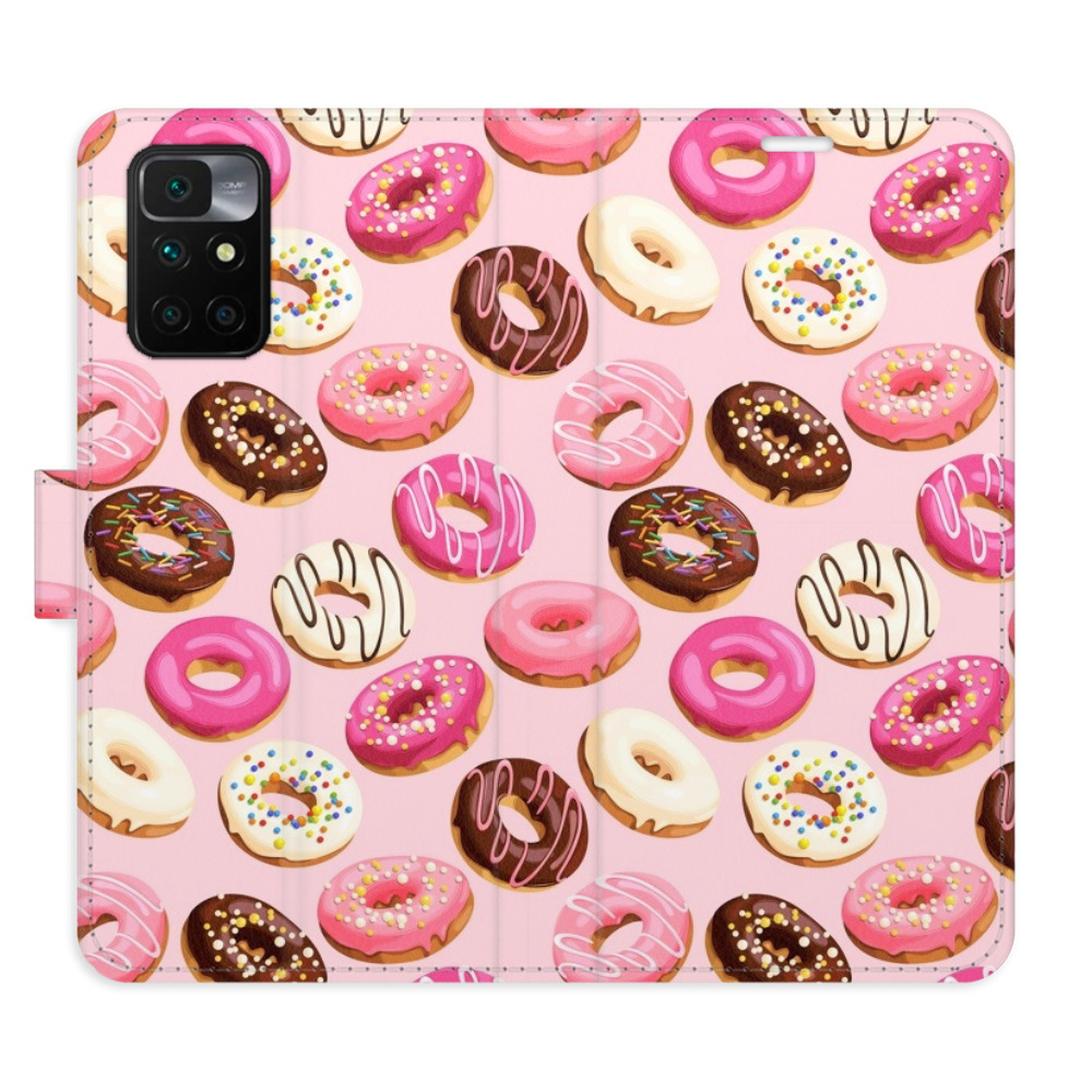 Flipové puzdro iSaprio - Donuts Pattern 03 - Xiaomi Redmi 10