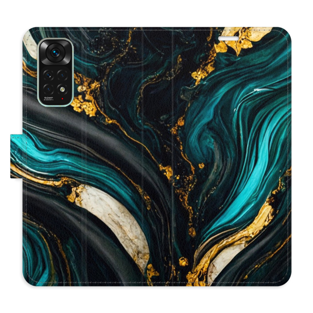 Flipové puzdro iSaprio - Dark Paint - Xiaomi Redmi Note 11 / Note 11S
