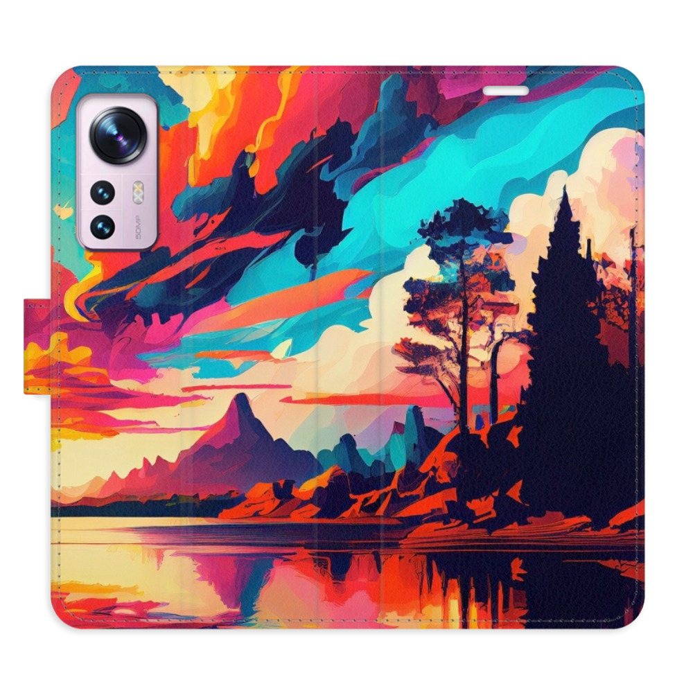 Flipové puzdro iSaprio - Colorful Mountains 02 - Xiaomi 12 / 12X