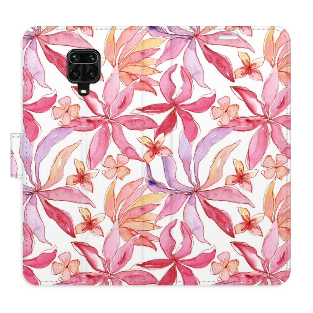 Flipové puzdro iSaprio - Flower Pattern 10 - Xiaomi Redmi Note 9 Pro / Note 9S