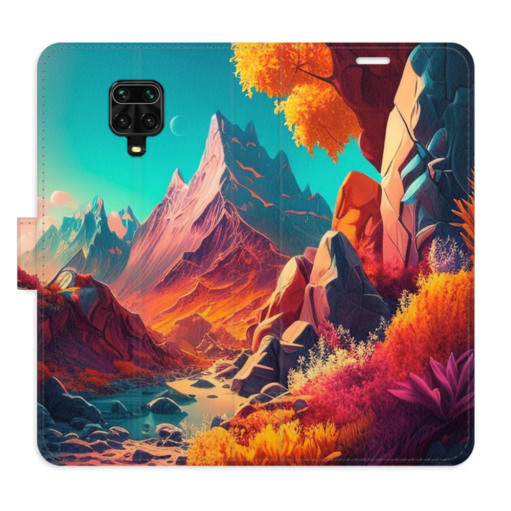 Flipové puzdro iSaprio - Colorful Mountains - Xiaomi Redmi Note 9 Pro / Note 9S