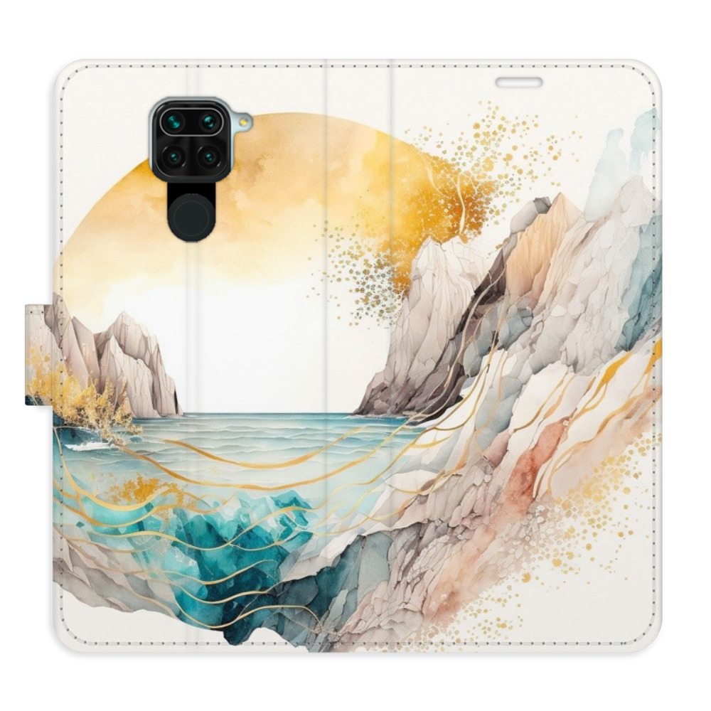 Flipové puzdro iSaprio - Winter in the Mountains - Xiaomi Redmi Note 9