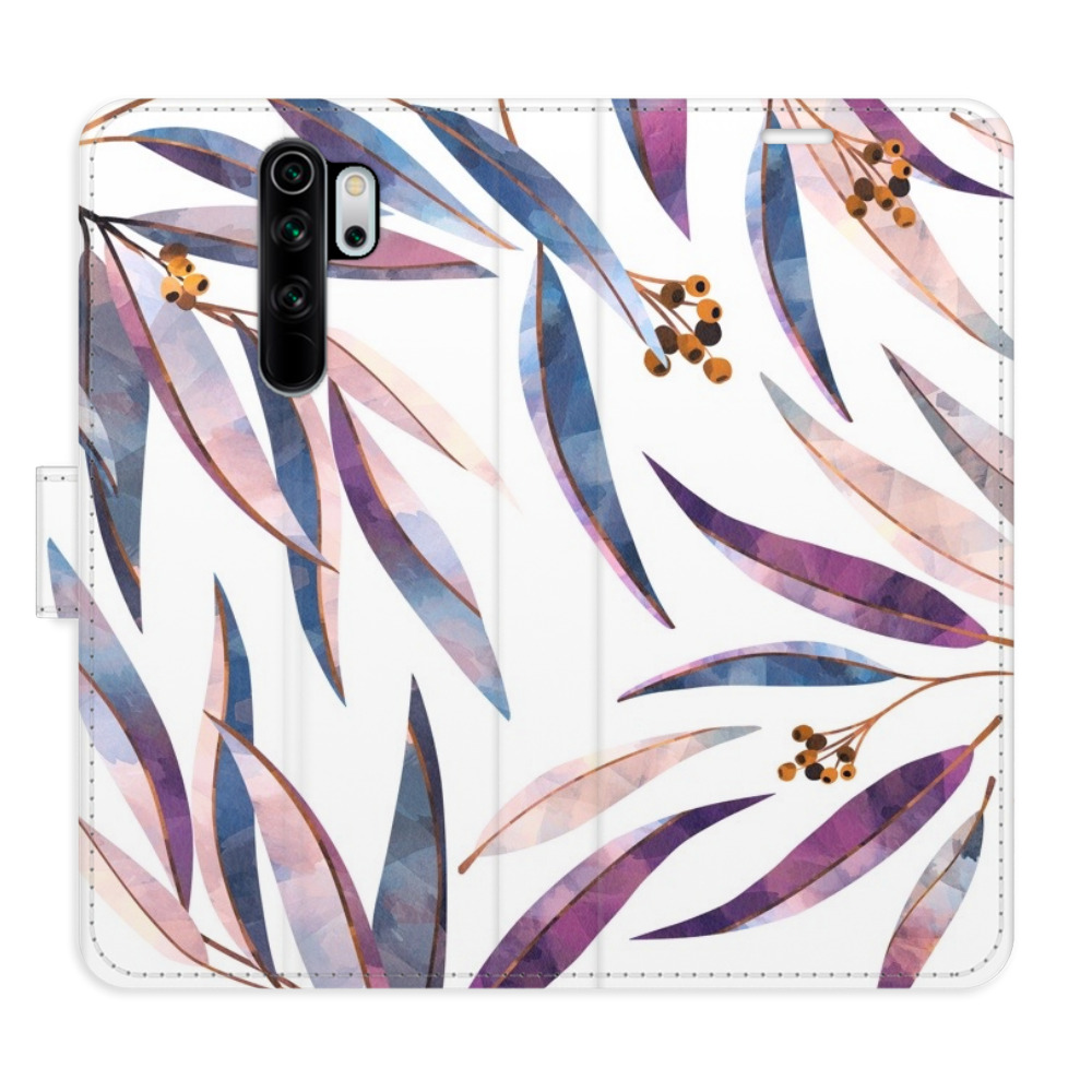 Flipové puzdro iSaprio - Ornamental Leaves - Xiaomi Redmi Note 8 Pro