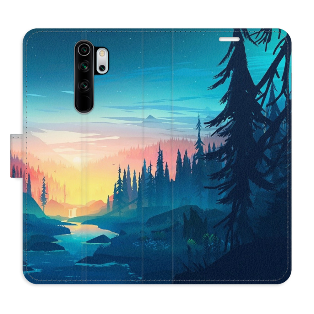 Flipové puzdro iSaprio - Magical Landscape - Xiaomi Redmi Note 8 Pro