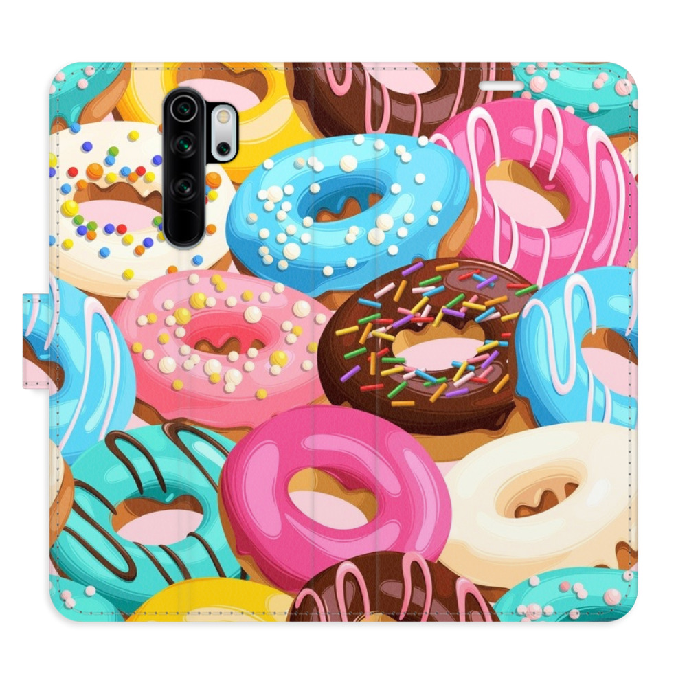Flipové puzdro iSaprio - Donuts Pattern 02 - Xiaomi Redmi Note 8 Pro
