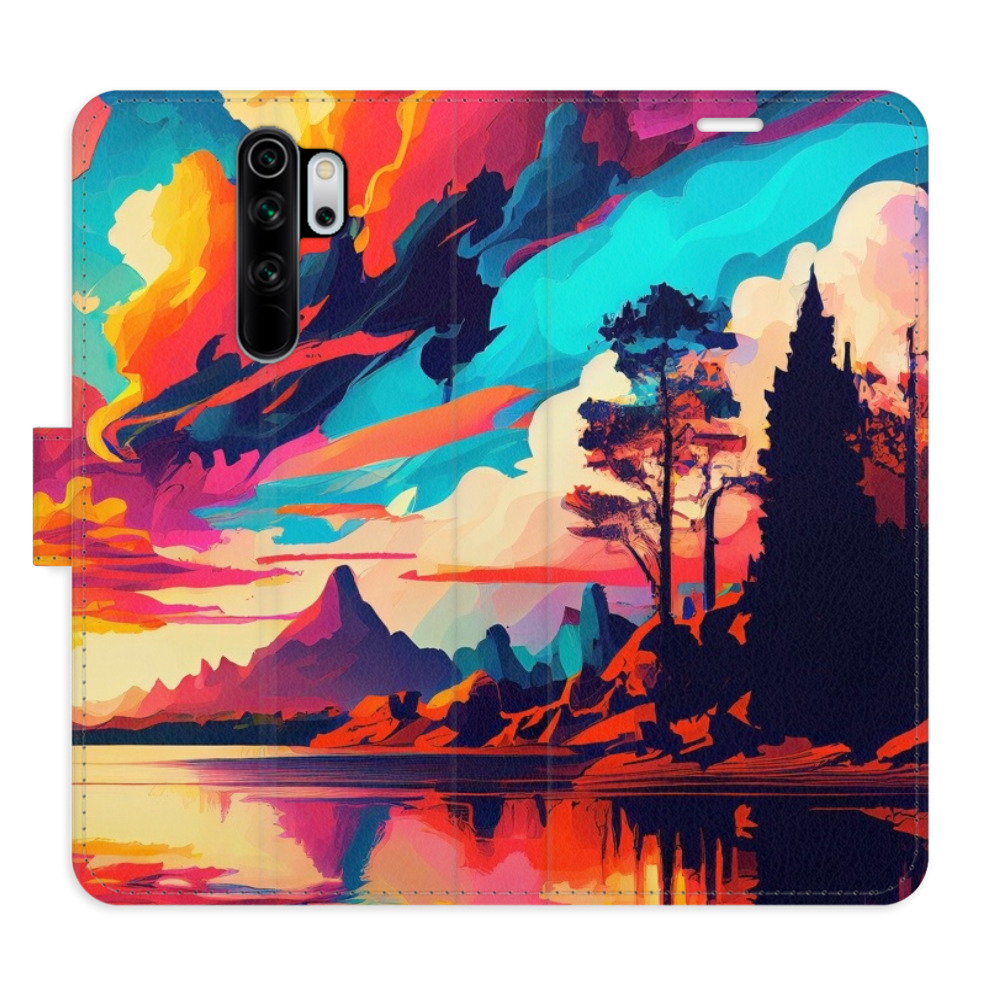 Flipové puzdro iSaprio - Colorful Mountains 02 - Xiaomi Redmi Note 8 Pro