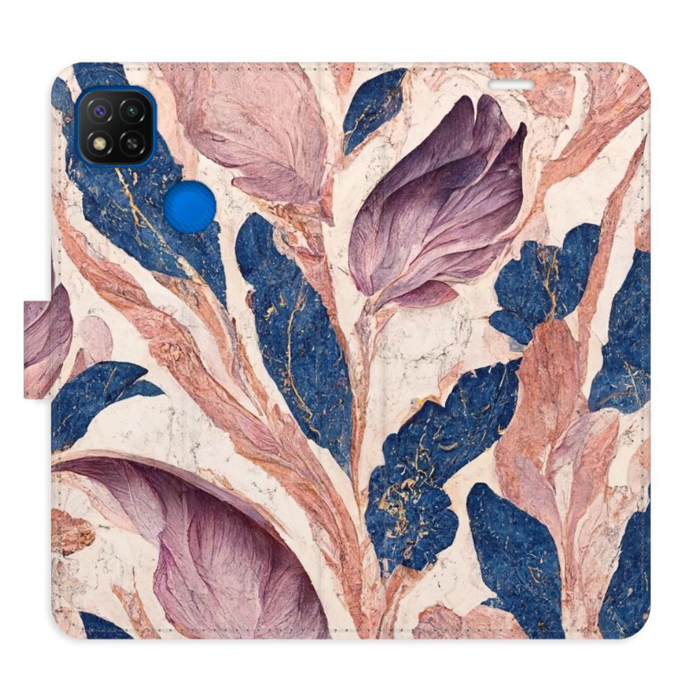 Flipové puzdro iSaprio - Old Leaves 02 - Xiaomi Redmi 9C