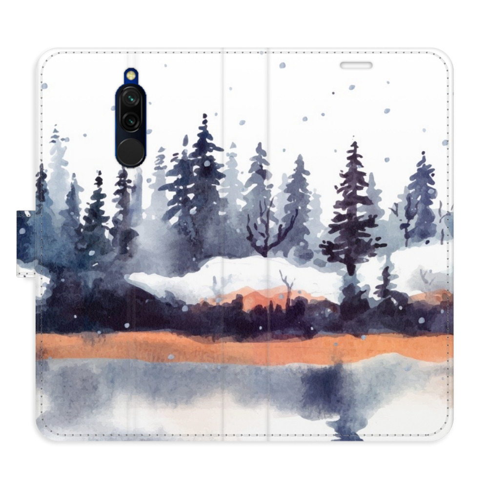 Flipové puzdro iSaprio - Winter 02 - Xiaomi Redmi 8