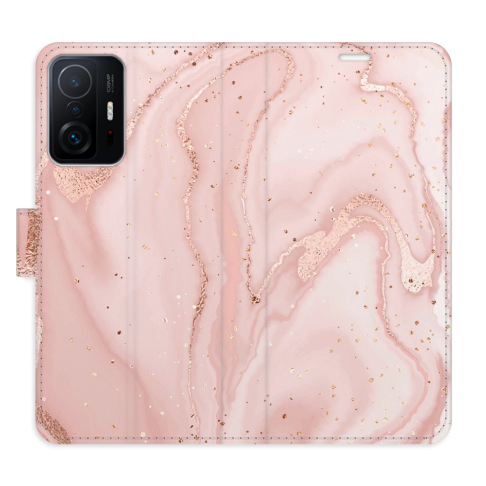 Flipové puzdro iSaprio - RoseGold Marble - Xiaomi 11T / 11T Pro