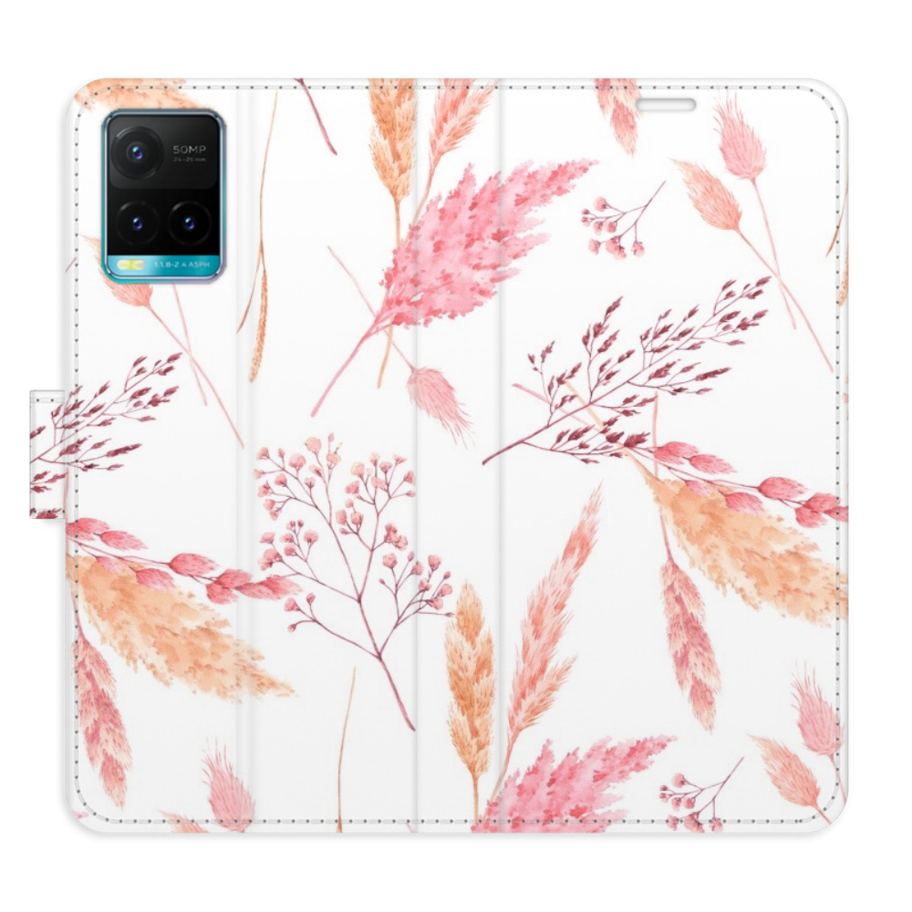 Flipové puzdro iSaprio - Ornamental Flowers - Vivo Y21 / Y21s / Y33s