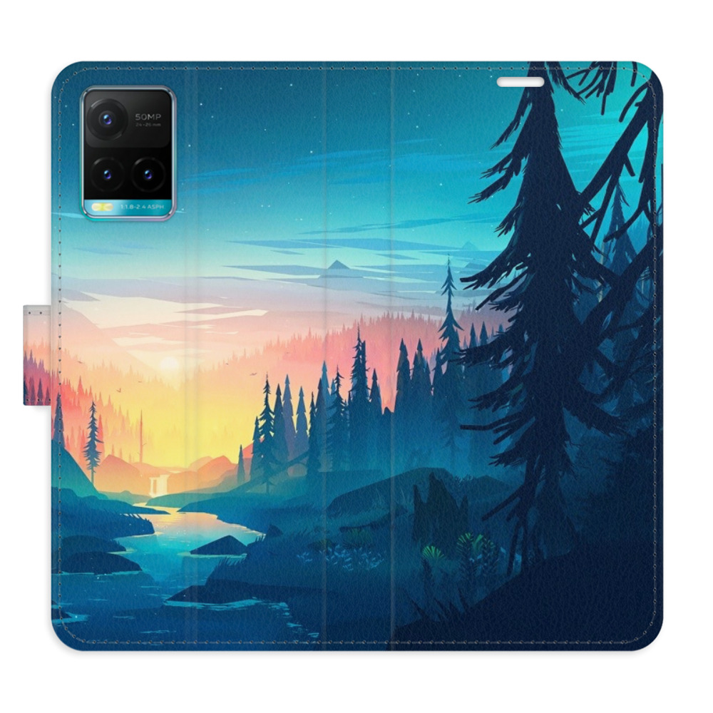 Flipové puzdro iSaprio - Magical Landscape - Vivo Y21 / Y21s / Y33s