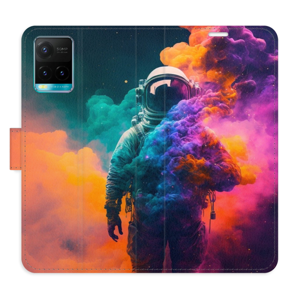 Flipové puzdro iSaprio - Astronaut in Colours 02 - Vivo Y21 / Y21s / Y33s