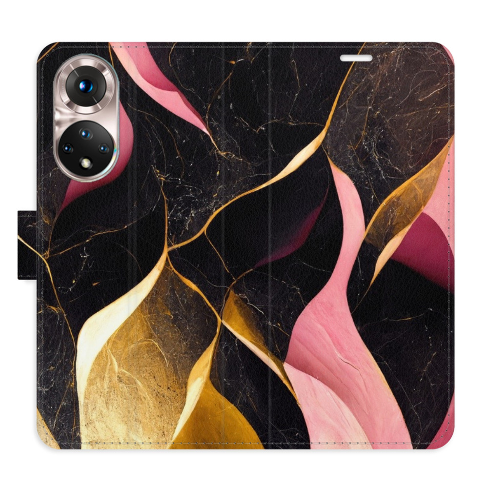 Flipové puzdro iSaprio - Gold Pink Marble 02 - Honor 50 / Nova 9