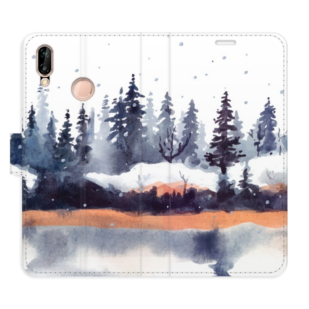 Flipové puzdro iSaprio - Winter 02 - Huawei P20 Lite