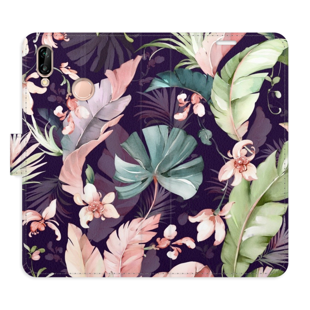 Flipové puzdro iSaprio - Flower Pattern 08 - Huawei P20 Lite