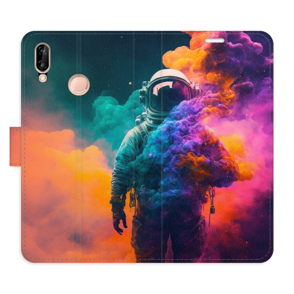 Flipové puzdro iSaprio - Astronaut in Colours 02 - Huawei P20 Lite