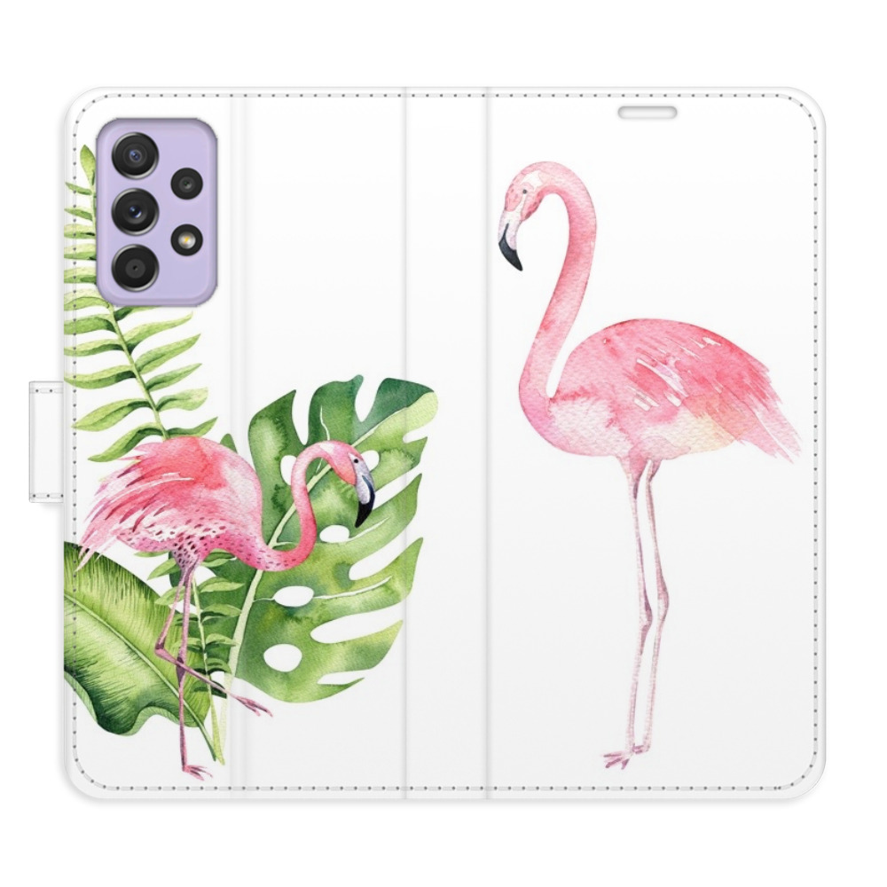 Flipové puzdro iSaprio - Flamingos - Samsung Galaxy A52 / A52 5G / A52s