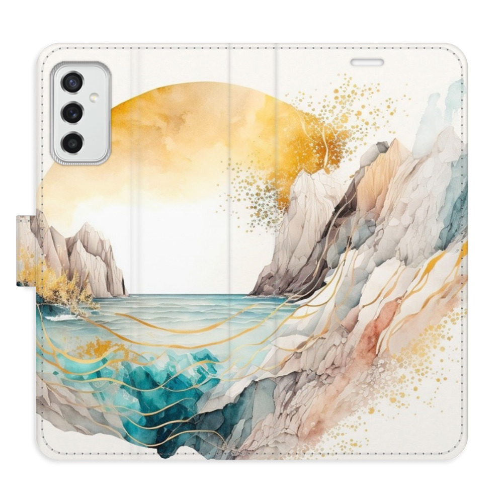 Flipové puzdro iSaprio - Winter in the Mountains - Samsung Galaxy M52 5G