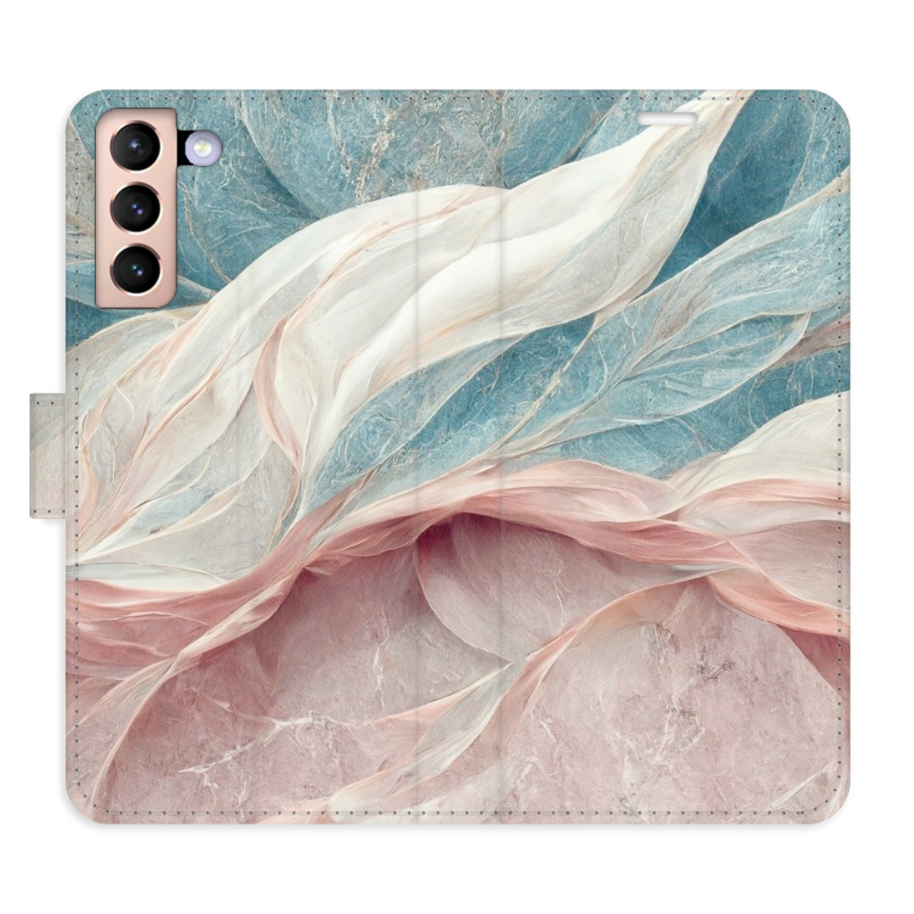 Flipové puzdro iSaprio - Old Leaves 03 - Samsung Galaxy S21